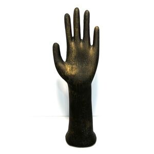 Bronze/Black Hand Decor Sculpture | 11.75”